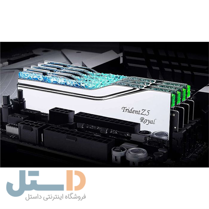 رم کامپیوتر جی اسکیل Trident Z5 Royal Silver RGB 6400Mhz ظرفیت 32 گیگابایت -gallery-4 - https://www.dostell.com/